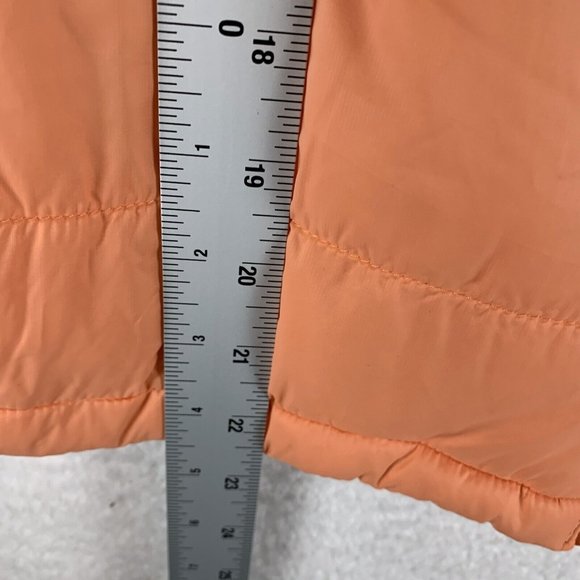 Alpine Design Puffer Vest Jacket Womens 2XL Orange Full Zip Shortie Quilted 7174 - Picture 8 of 8